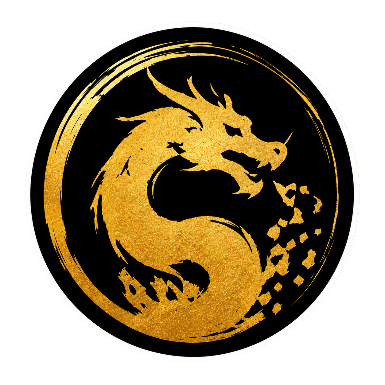 Lucky the golden dragon